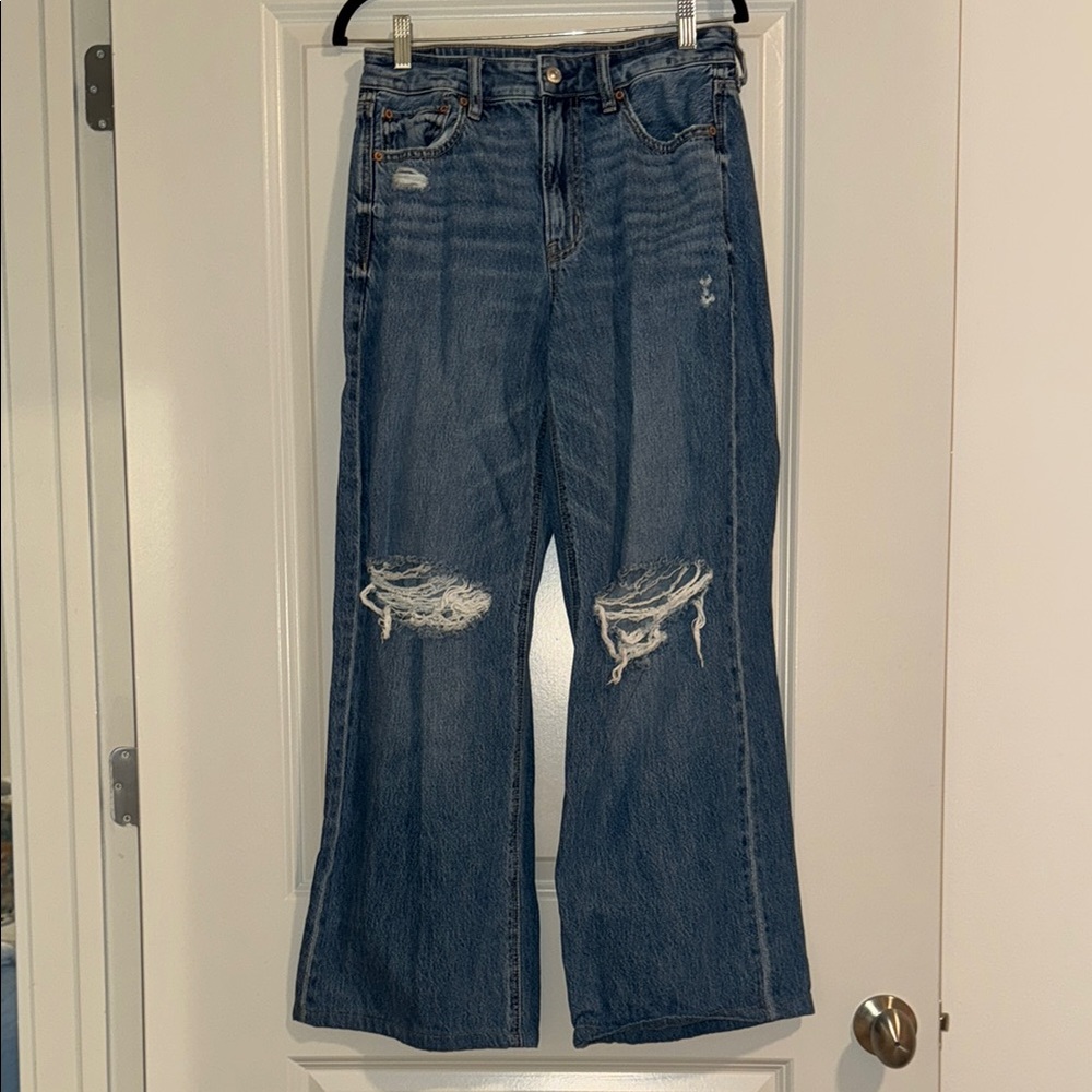 Distressed Blue Women's Jeans